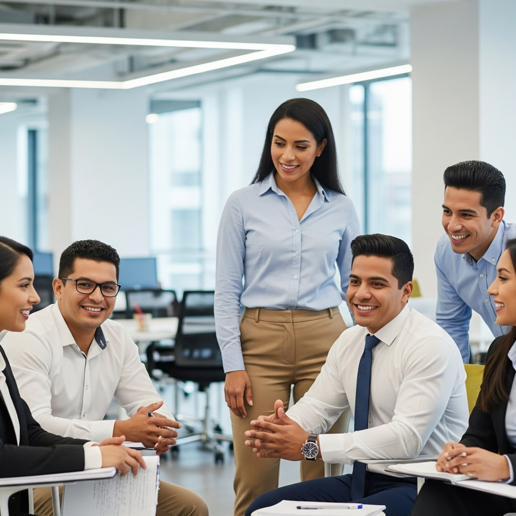 equipo en formación